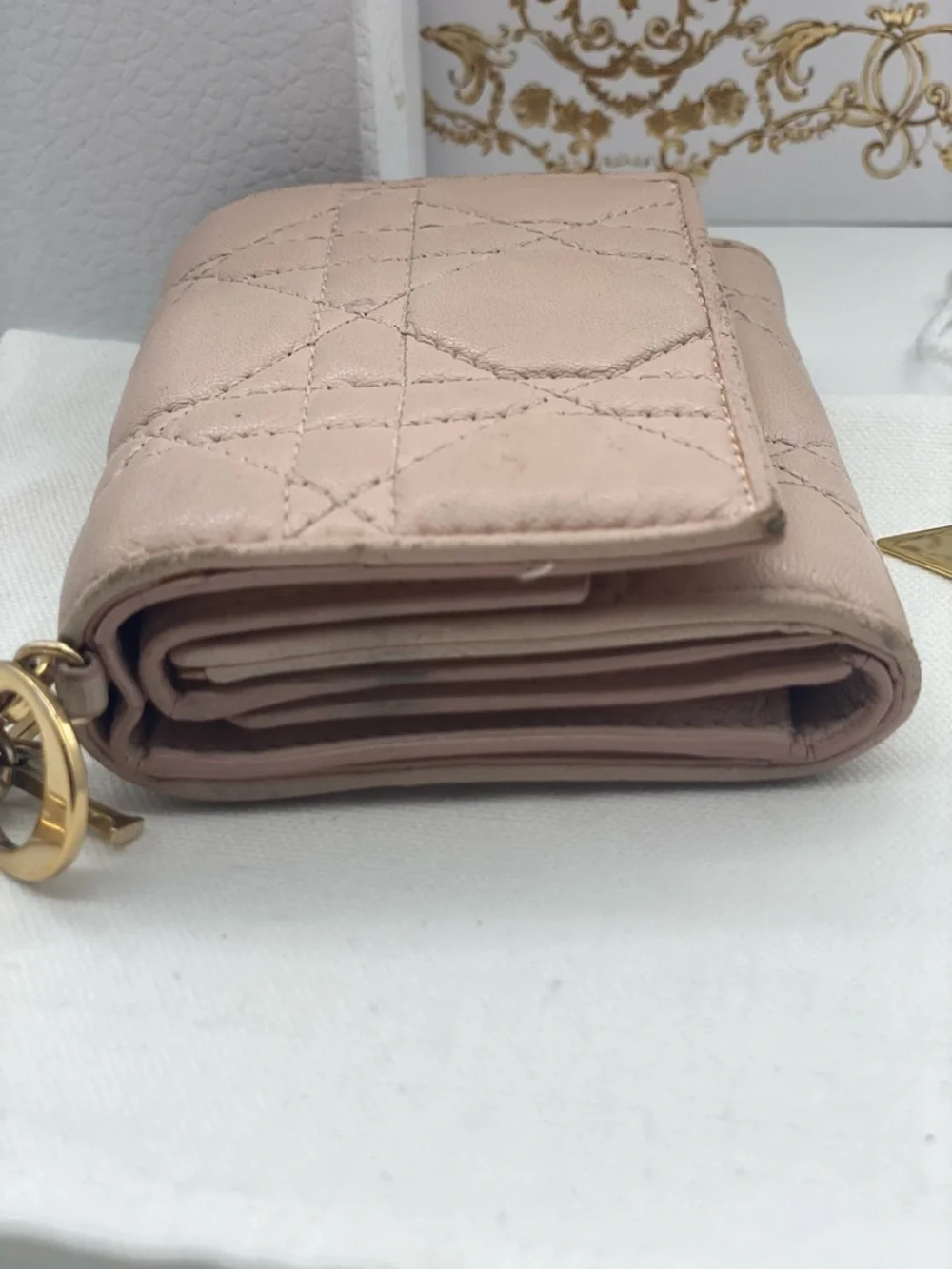Dior compact wallet
